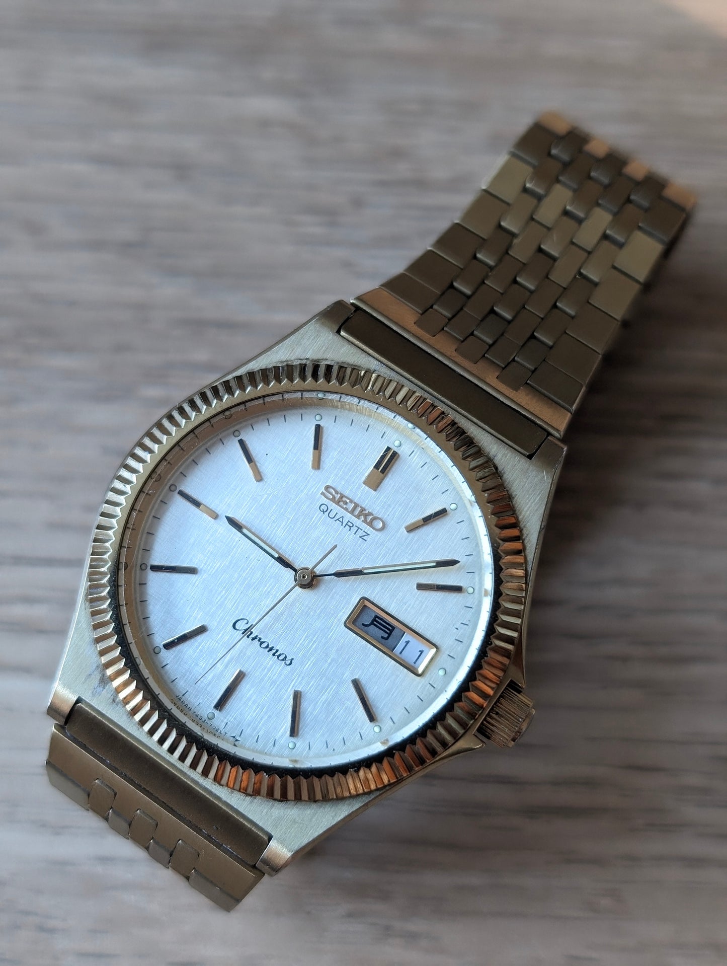 1987 Seiko Quartz Chronos Ref: 7433-7010